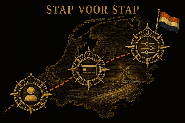 Stap voor stap spelen bij een No Cruks Casino Nederland